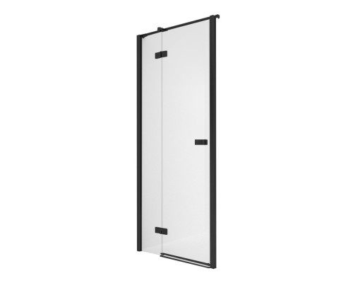 Дверь в нишу NEW TRENDY REFLEXA BLACK L 110x200 черный