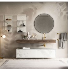 Зеркало LED Vincea VLM-3DE800B 800x800 c сенсорным выключателем и диммером