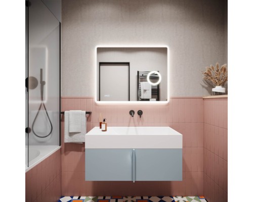 Зеркало для ванной комнаты SANCOS Arcadia 1.0 900х700 с подсветкой