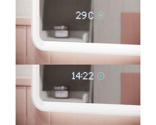 Зеркало для ванной комнаты SANCOS Arcadia 1.0 900х700 с подсветкой