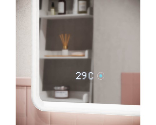 Зеркало для ванной комнаты SANCOS Arcadia 1.0 900х700 с подсветкой