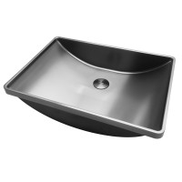 Раковина встраиваемая сверху ABBER Wasser Kreis оружейная сталь
