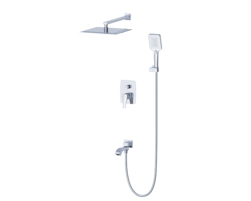 Душевая система встраиваемая Wonzon&Woghand FLEX, Хром WW-88939072-CR
