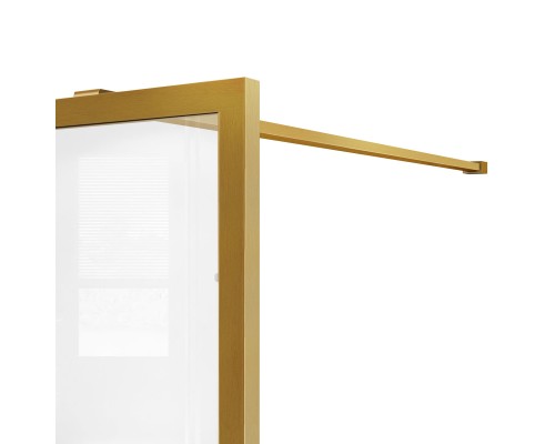 Душевая перегородка Vincea Walk-In VSW-1HC800CFBG 800x2000 браш золото