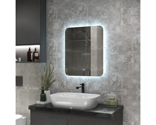 Зеркало Taliente Zled-B с LED-подсветкой, 60x70см, прямоугольное, с антизапотеванием