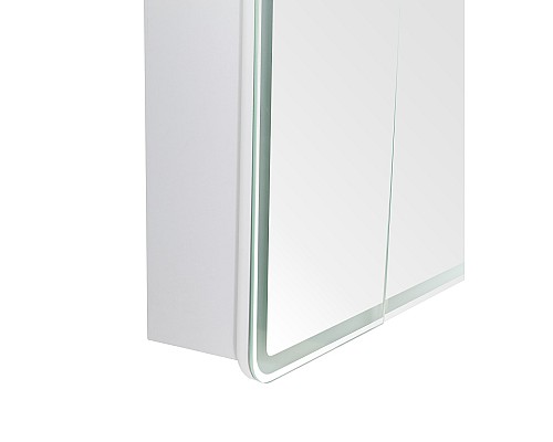 Зеркальный шкаф BelBagno Marino 80 SPC-MAR-800/800-2A-LED-TCH с подсветкой Белый