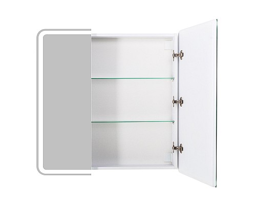 Зеркальный шкаф BelBagno Marino 80 SPC-MAR-800/800-2A-LED-TCH с подсветкой Белый