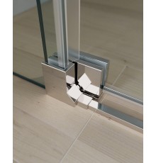 Душевой уголок Cezares Slider 80x90 Хром