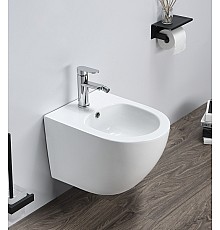 Подвесное биде Vincea Globo VB1-14S, цвет белый