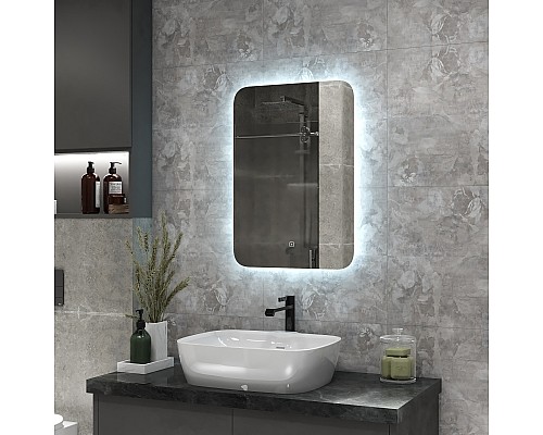 Зеркало Taliente Zled-B с LED-подсветкой, 50x70см, прямоугольное