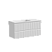 Тумба под раковину Sancos SNOB R 100x50 Bianco