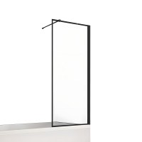 Шторка для ванны NEW TRENDY NEW SOLEO BLACK 90x140 черный