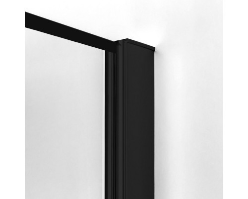 Шторка для ванны NEW TRENDY NEW SOLEO BLACK 90x140 черный