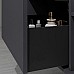 Тумба с раковиной Black&White U910.1000 матовый серый