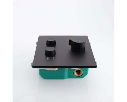 Встраиваемый смеситель для душа Vincea VSCV-421MB двухфункциональный черный