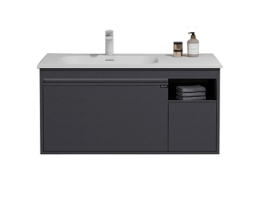 Тумба с раковиной Black&White U910.1000 матовый серый Тумба с раковиной Black&White U910.1000 матовый серый