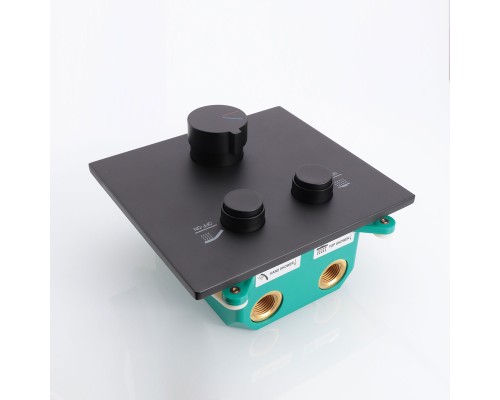 Встраиваемый смеситель для душа Vincea VSCV-421MB двухфункциональный черный