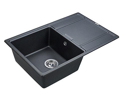 Мойка для кухни кварцевая Paulmark Flugen PM217850-BLM Мойка для кухни кварцевая Paulmark Flugen PM217850-BLM