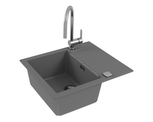 Мойка кухонная Alveus Granital Cadit 10 1132020 470х500 бетон
