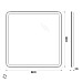 Зеркало BelBagno SPC-MAR-800-800-LED-BTN