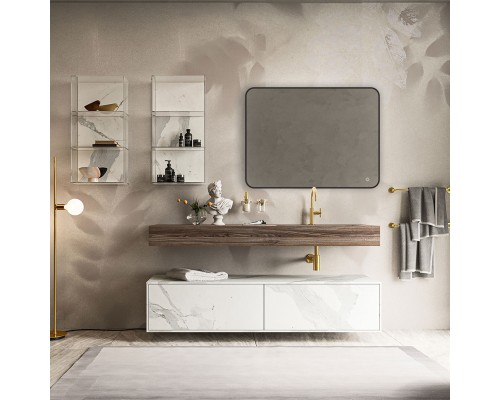 Зеркало LED Vincea VLM-3VC800B 800х600 c сенсорным выключателем и диммером