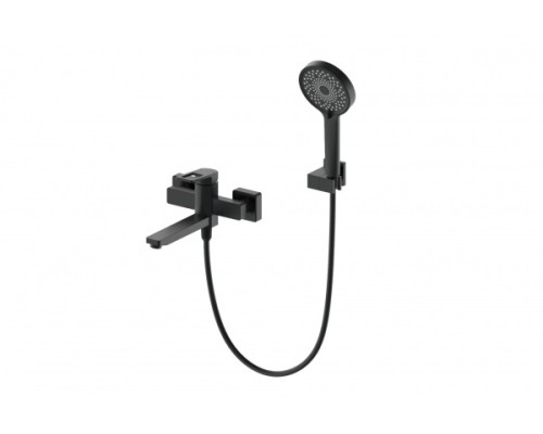Смеситель для ванны с душем Wonzon&Woghand, Черный матовый