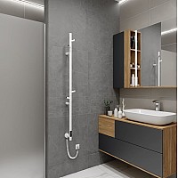 Полотенцесушитель электрический Vincea VTD-1DWE 15х140 белый таймер