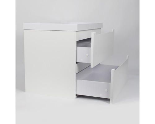 Тумба под раковину 70 см, Uperwood Tanos, белая матовая