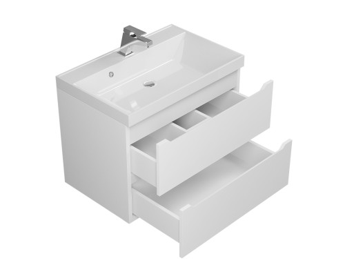 Тумба под раковину 70 см, Uperwood Tanos, белая матовая