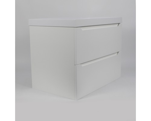 Тумба под раковину 70 см, Uperwood Tanos, белая матовая