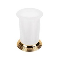 Стакан настольный Colombo Hermitag цвет PVD золото/матовое стекло