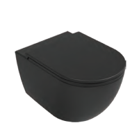 Унитаз ISVEA VEA Rondo подвесной 365x510x400 черный матовый 10VA02002SV-2N