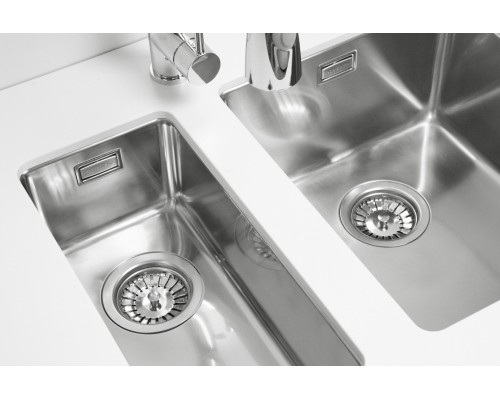 Дополнительная мойка Alveus Kombino 10 1100233 нержавеющая сталь в комплекте с сифоном