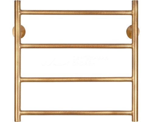 Полотенцесушитель латунный Secado Триада 1 плюс 40х50, электрический R, бронза