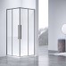 Душевой уголок Vincea Slim-N VSS-4SN90CLGM, 90x90, вороненая сталь, стекло прозрачное