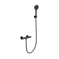 Смеситель для душа с термостатом Wonzon&Woghand, Черный матовый