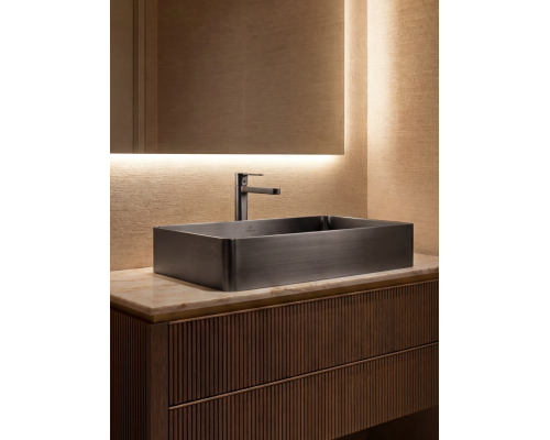 Раковина ALTROBAGNO Солидо (Solido) 001022 MtGr из нержавеющей стали