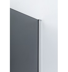 Душевой уголок Cezares Slider 100x100 SLIDER-R-2-90/100-GRIGIO-Cr Хром серое