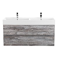 Тумба под раковину Cezares Molveno 46 120 MOLVENO 46-120-2C-SO-2-LG подвесная Legno Grigio
