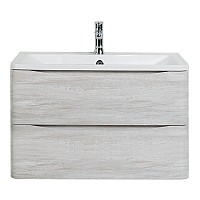 Тумба под раковину BelBagno ACQUA-1000-2C-SO-RVB подвесная Rovere Vintage Bianco