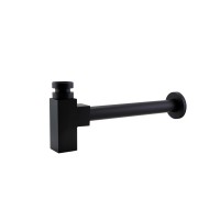 Сифон для раковины BelBagno BB-SMQ2-NERO Черный матовый