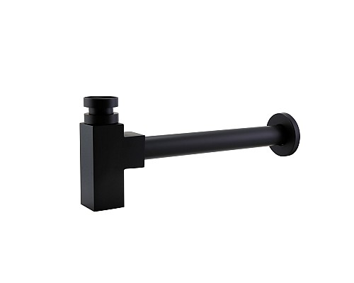 Сифон для раковины BelBagno BB-SMQ2-NERO Черный матовый Сифон для раковины BelBagno BB-SMQ2-NERO Черный матовый