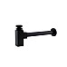 Сифон для раковины BelBagno BB-SMQ2-NERO Черный матовый