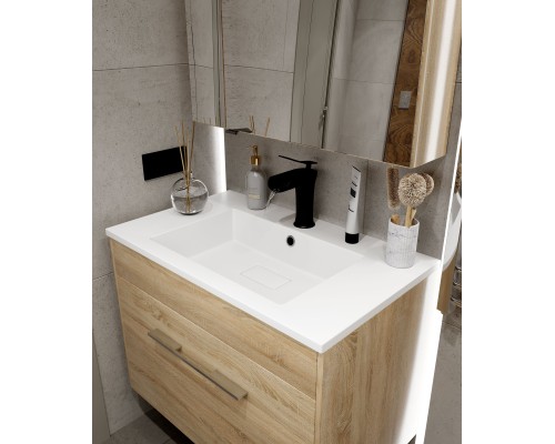 Раковина для ванной Uperwood May 80х48х14,2 см, белая глянцевая