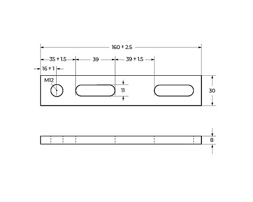 Комплект кронштейнов для крепления ног BelBagno BB04-EAGLE-SUP