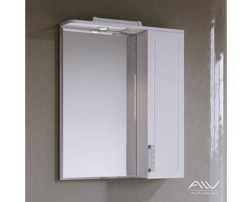 Зеркало-шкаф Alavann Vittoria 60 белый