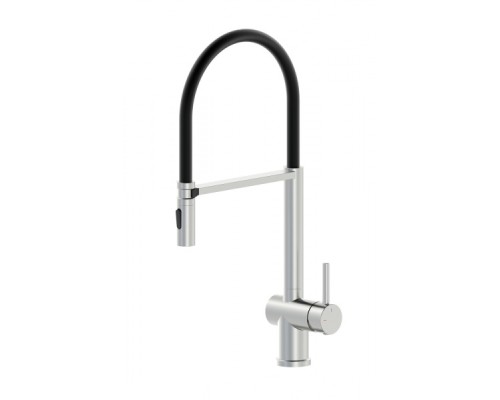 Смеситель для кухни с гибким изливом Wonzon&Woghand, Брашированный никель