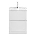 Тумба под раковину BelBagno 60 ALBANO-600-2C-PIA-BL Bianco Lucido