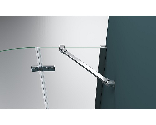 Душевой уголок BelBagno Kraft 100х100 KRAFT-R-2-100-C-Cr профиль Хром стекло прозрачное