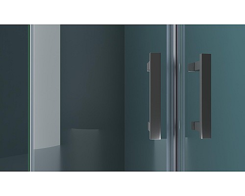 Душевой уголок BelBagno Kraft 100х100 KRAFT-R-2-100-C-Cr профиль Хром стекло прозрачное